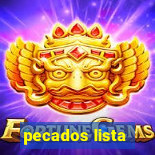 pecados lista